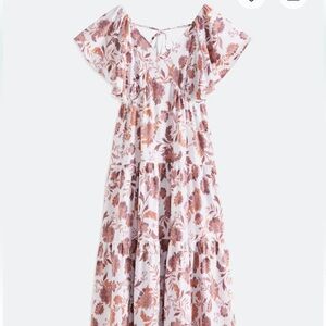 Market & Spruce Jamey flutter sleeve Maxi Dress